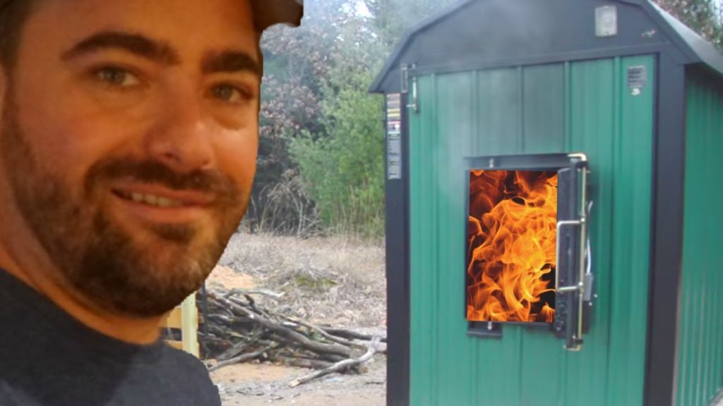 Outdoor Wood Burning Furnace Tour HOW IT WORKS! HomeSteadHow
