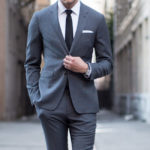 Extreme slim fit suit
